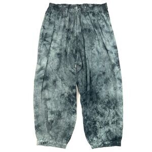 COTTONWAYS Cropped Lagenlook Balloon Pants